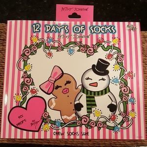 Betsey Johnson 12 Days of Socks